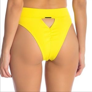 Kendall + Kylie High Rise Cutout Bikini Bottoms S